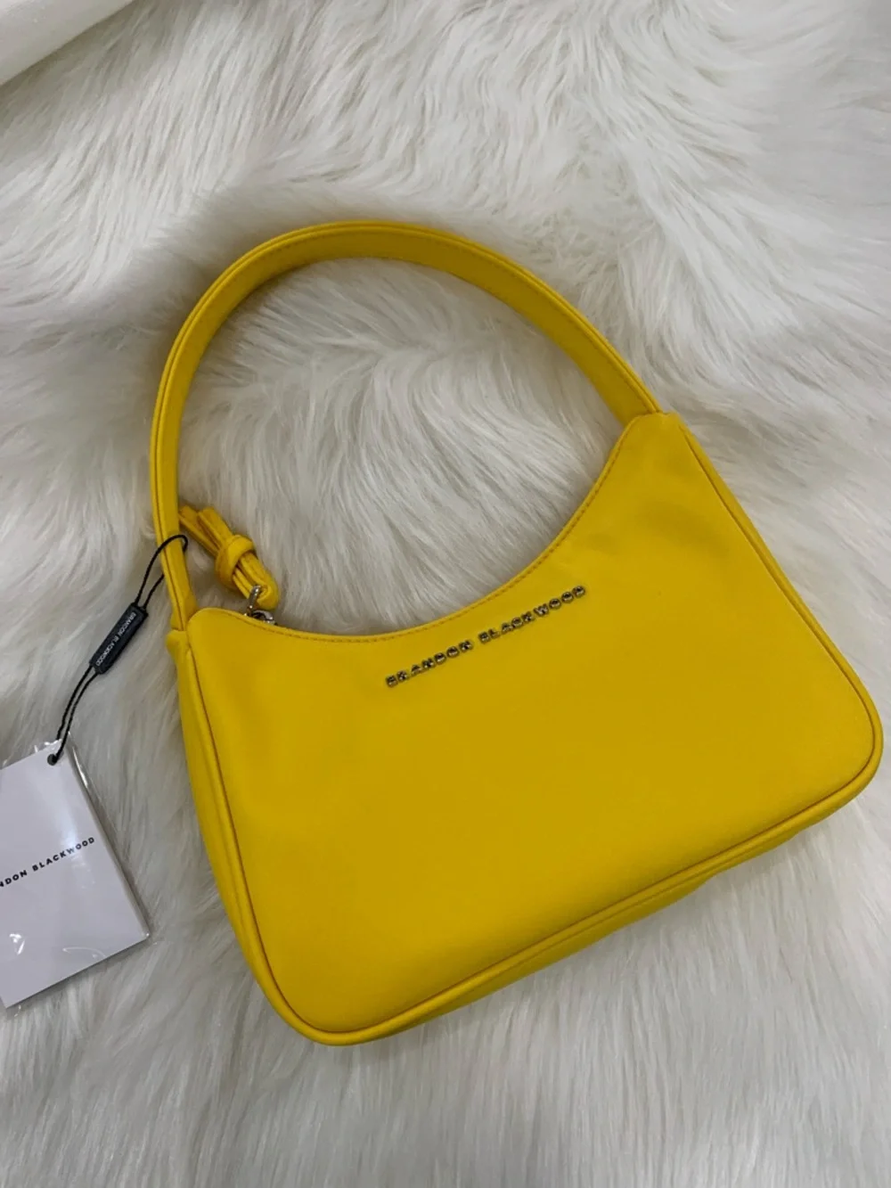 Brandon Blackwood Syl Bag In Yellow Nylon - Picture 2 of 15